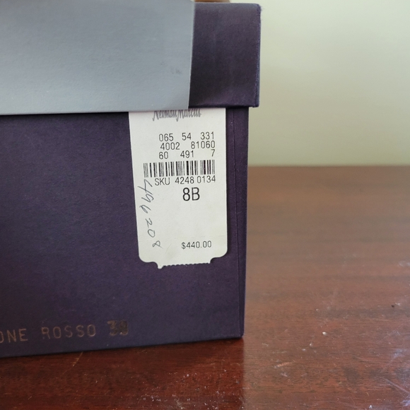 NWT Prada Calzature Donna red & black patent leather sandals heels with dustbag - Picture 5 of 12